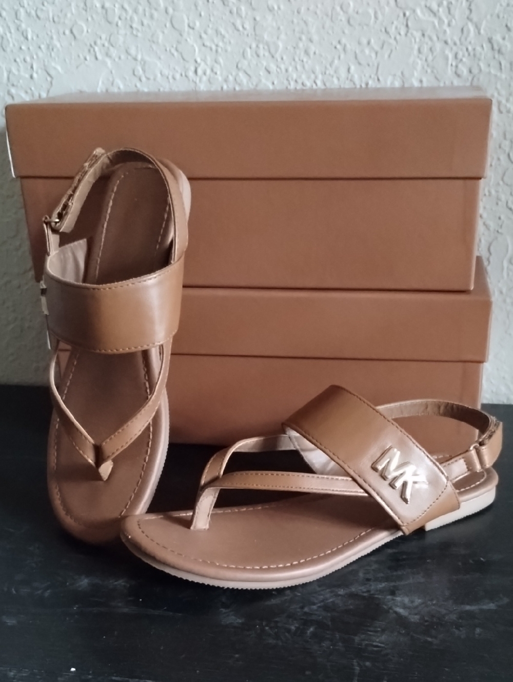 Michael Kors Girls Sandals Sz 3 Euro 34